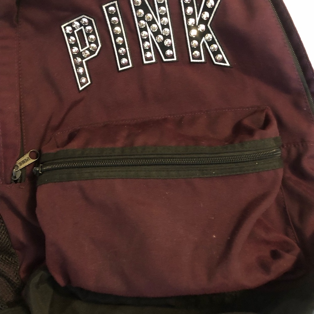 PINK Victoria's Secret Burgundy Backpack